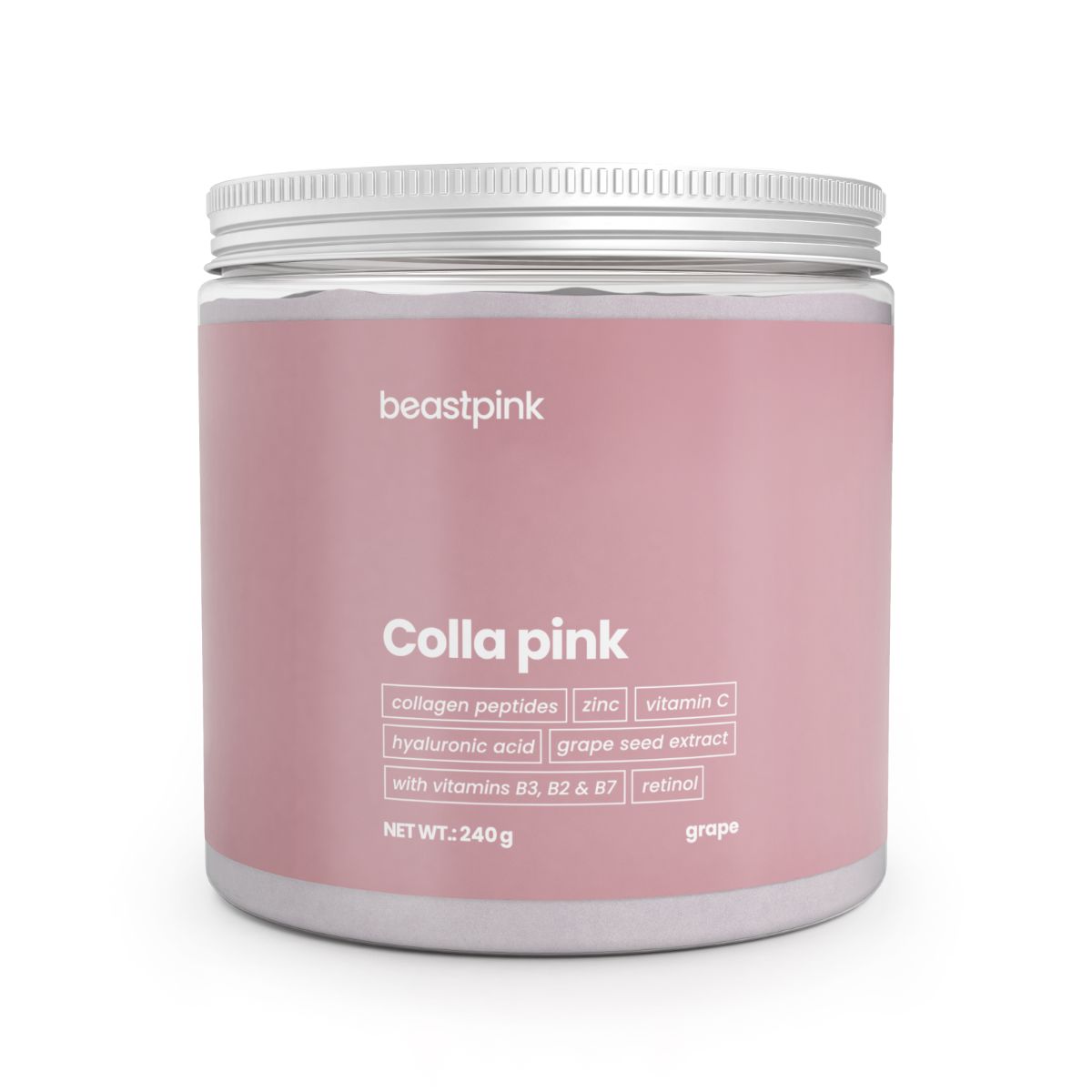 GymBeam Colla Pink Kollagenpeptide Pulver 3 g