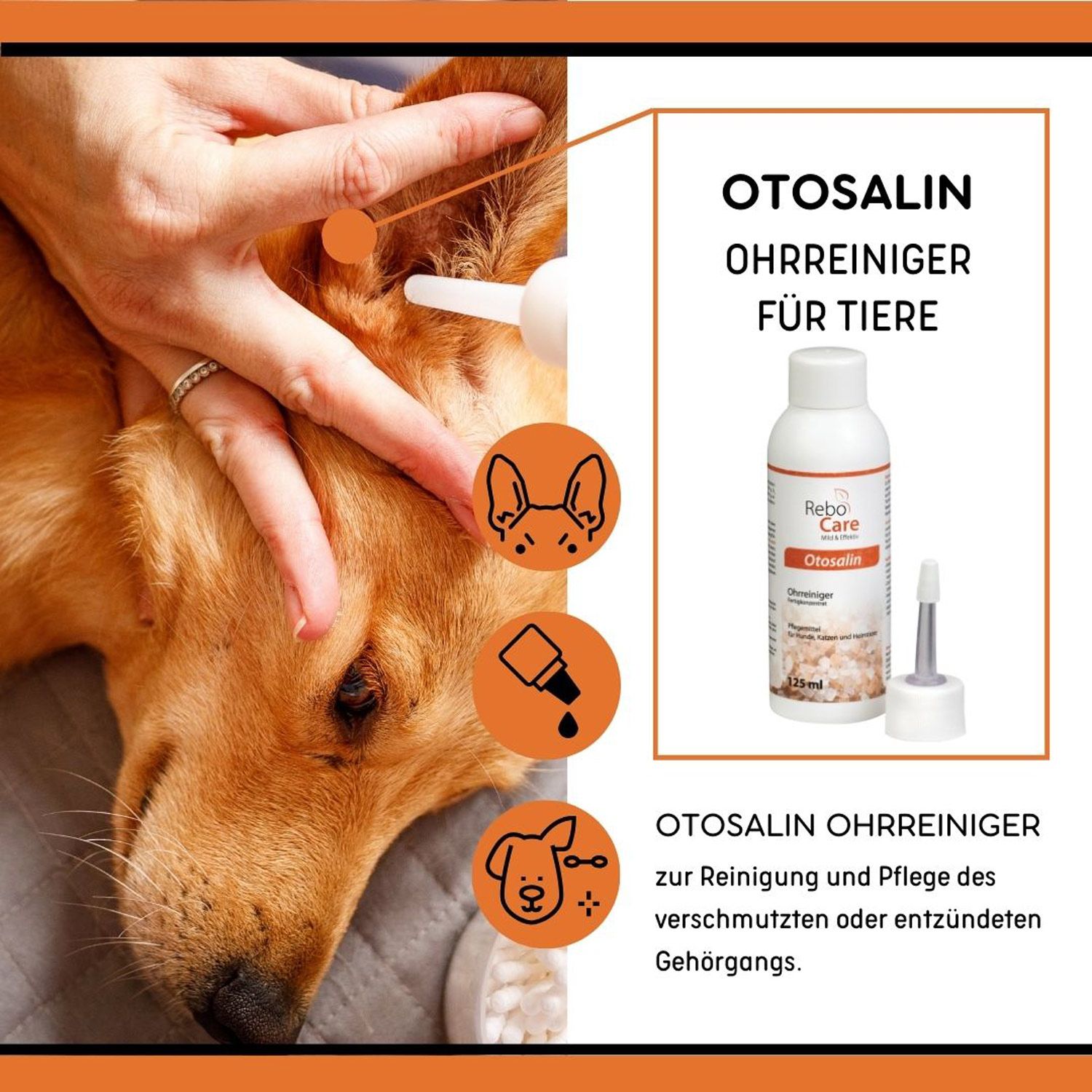 reboVet ReboCare Otosalin Ohrreiniger