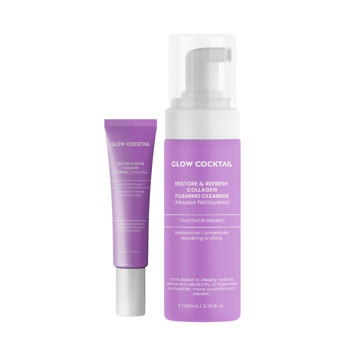 Glow Cocktail Restore & Refresh Reinigungsgel + Revive Augencreme