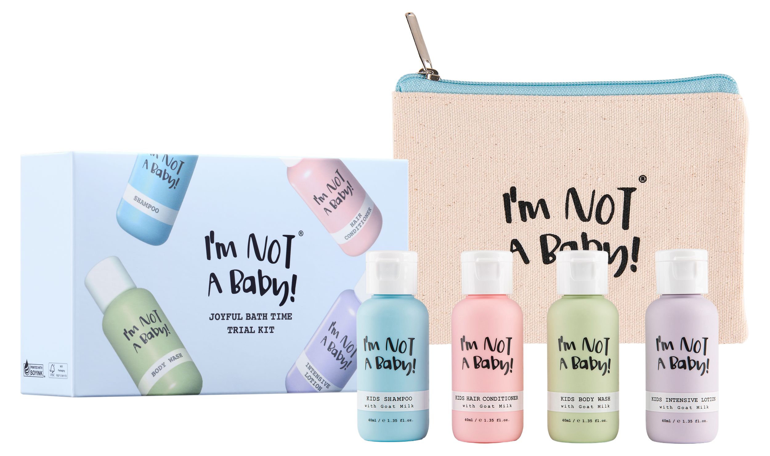 IM NOT A Baby Joyful Bath Time Probierset 160 ml