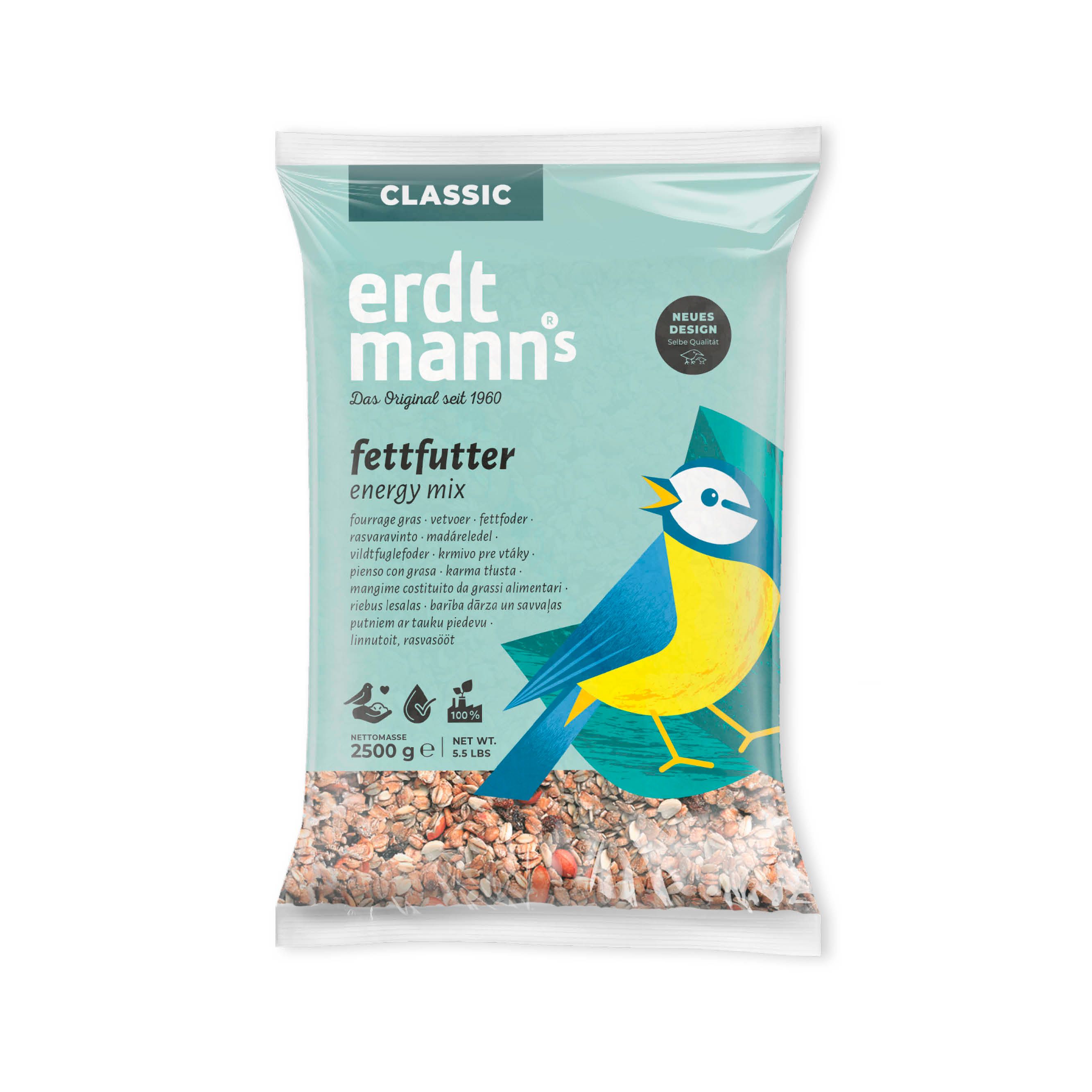 Erdtmanns Fettfutter für Wildvögel 5 kg