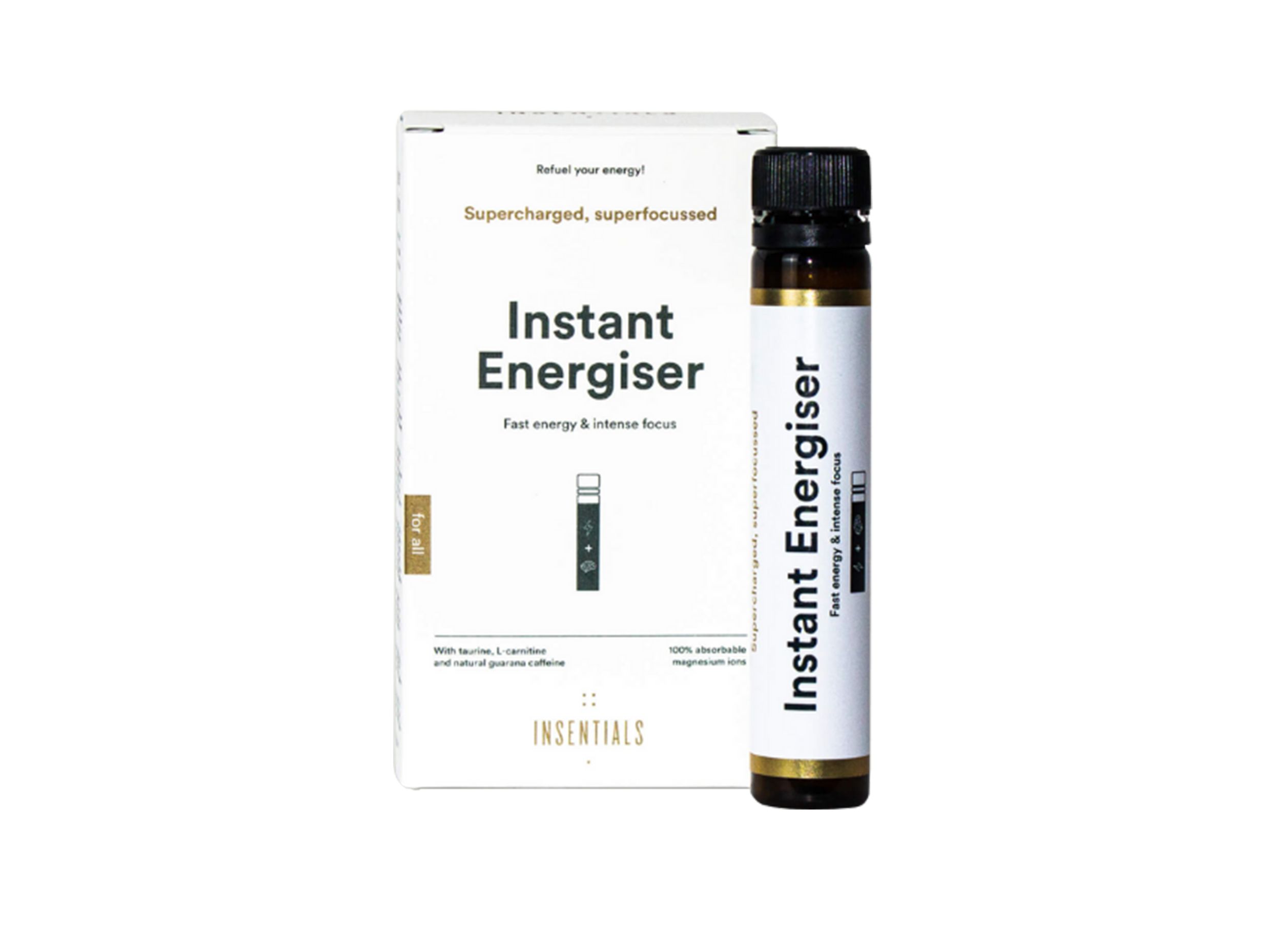 Insentials Instant Energiser Shot – Sofortige Energie & Konzentration – The Tester