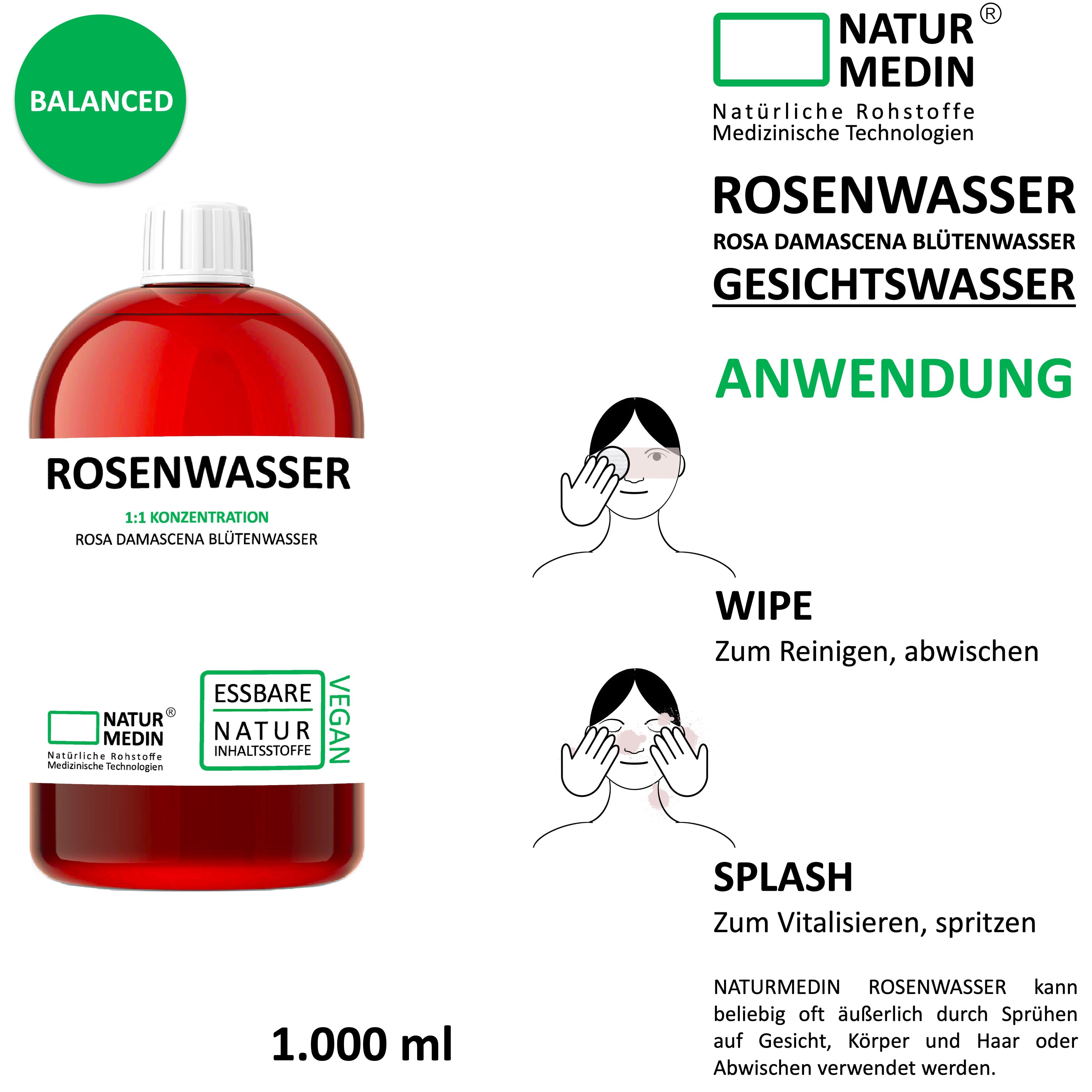 NATURMEDIN Rosenwasser Balanced