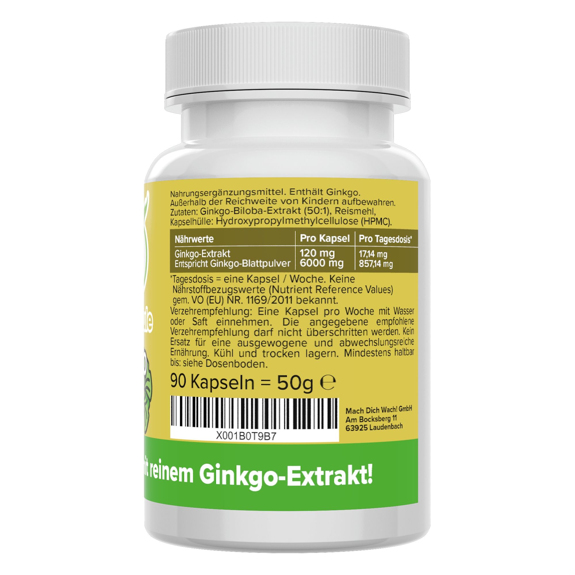 Ginkgo Kapseln - Vitamineule® 90 St