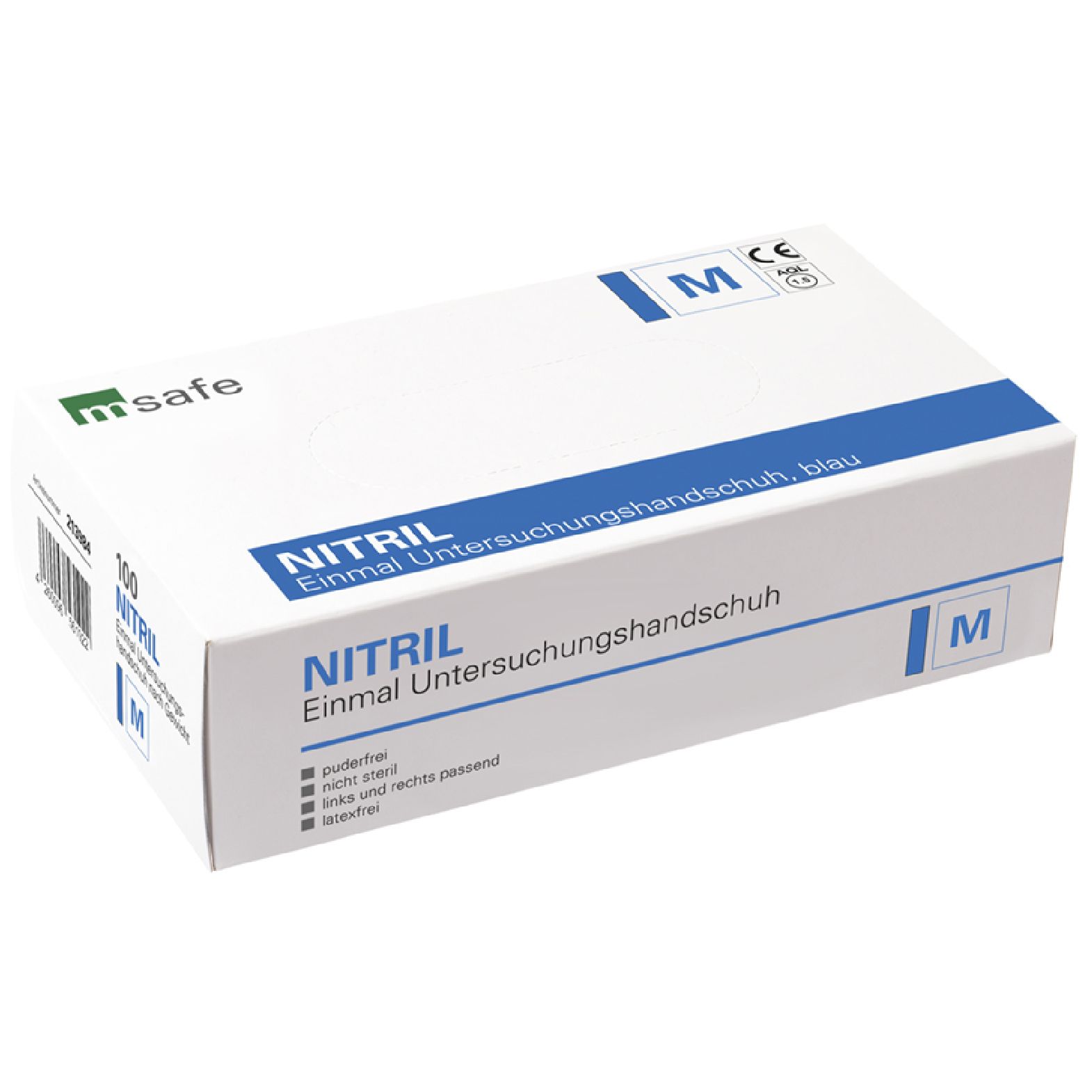 msafe Nitril Einmal Untersuchungshandschuhe 100 St