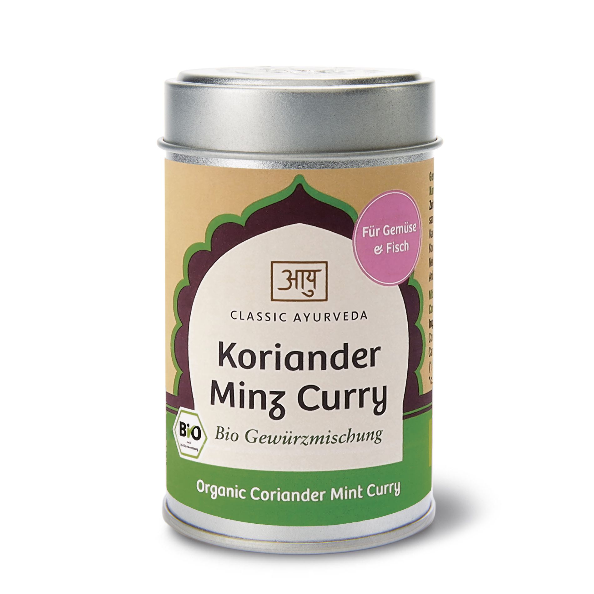 Classic Ayurveda - Koriander Minz Curry Gewürzmischung