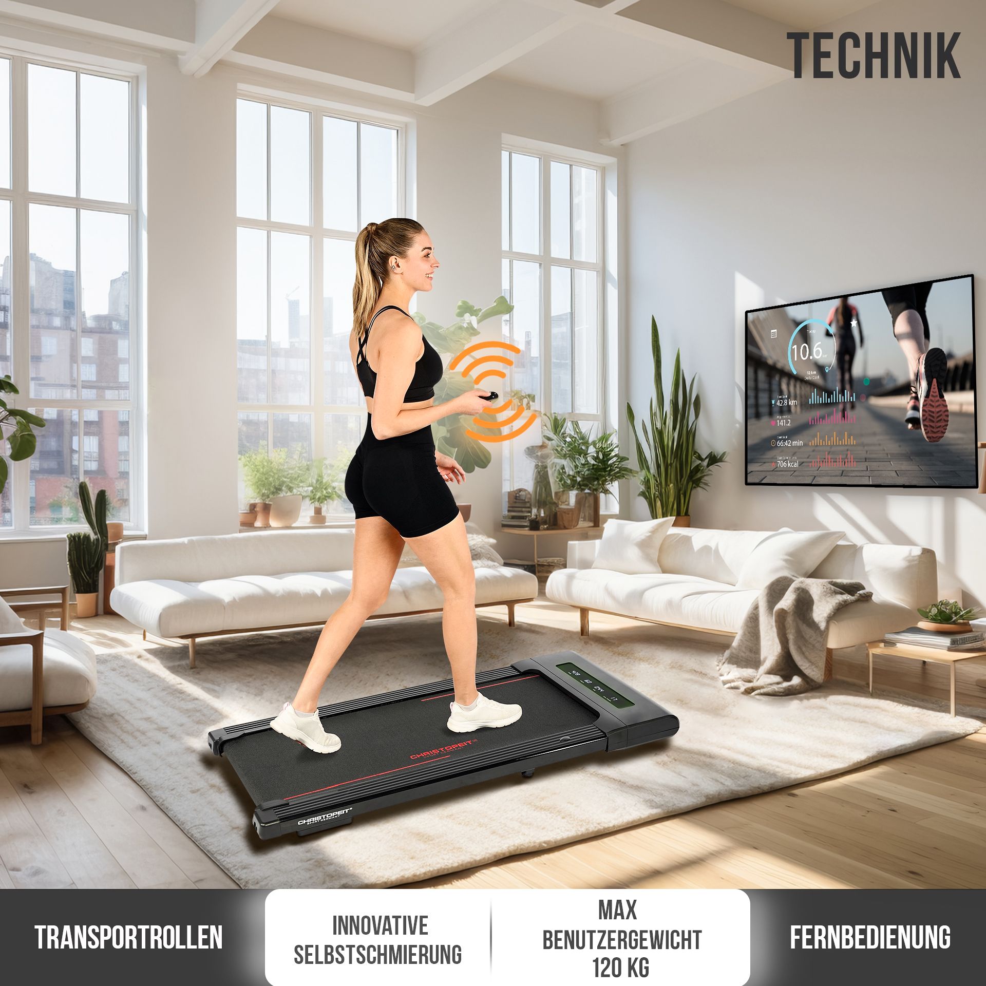 CHRISTOPEIT SPORT Walking Pad 4.1