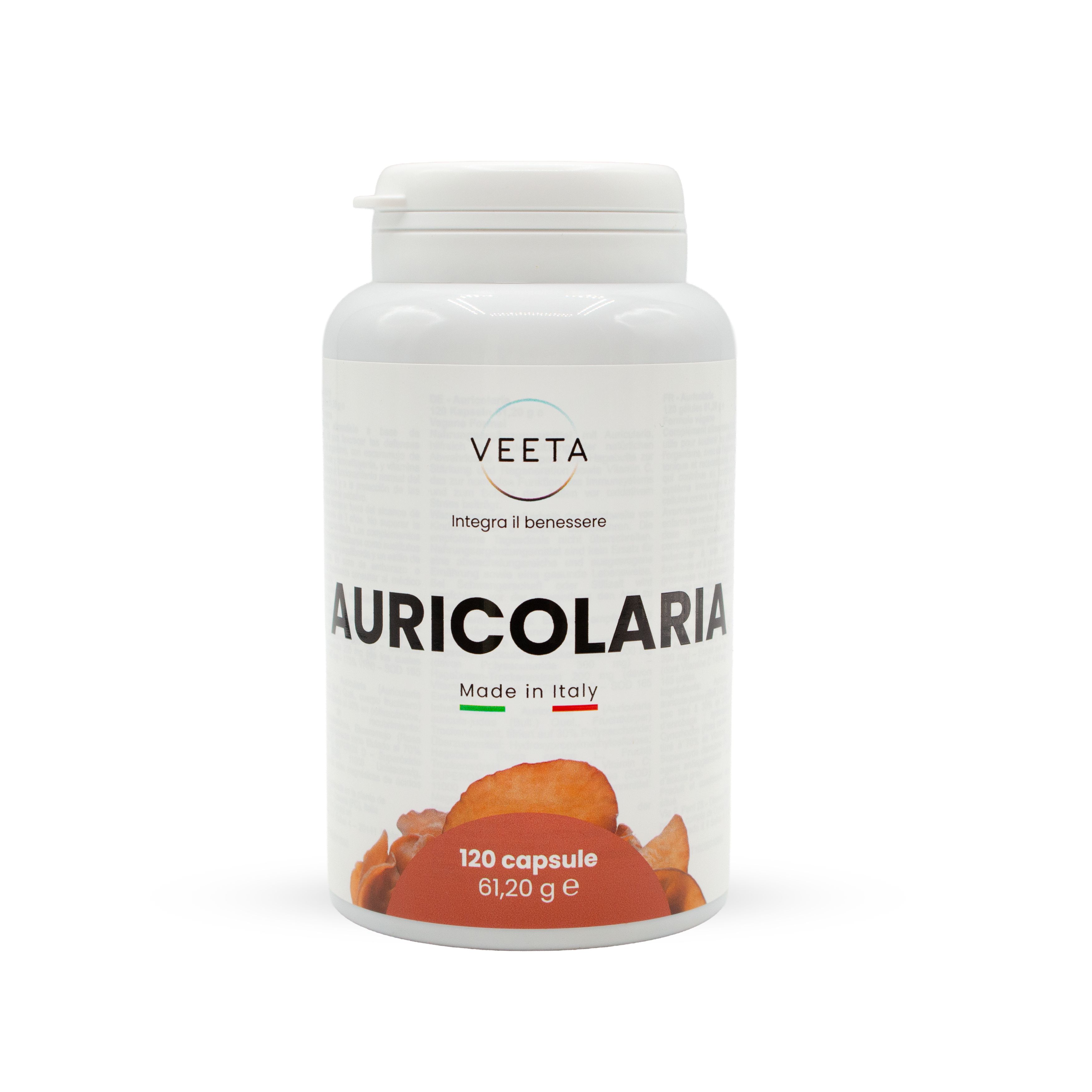Veeta Auricularia – Heilpilz mit Vitamin C und SOD 120 St