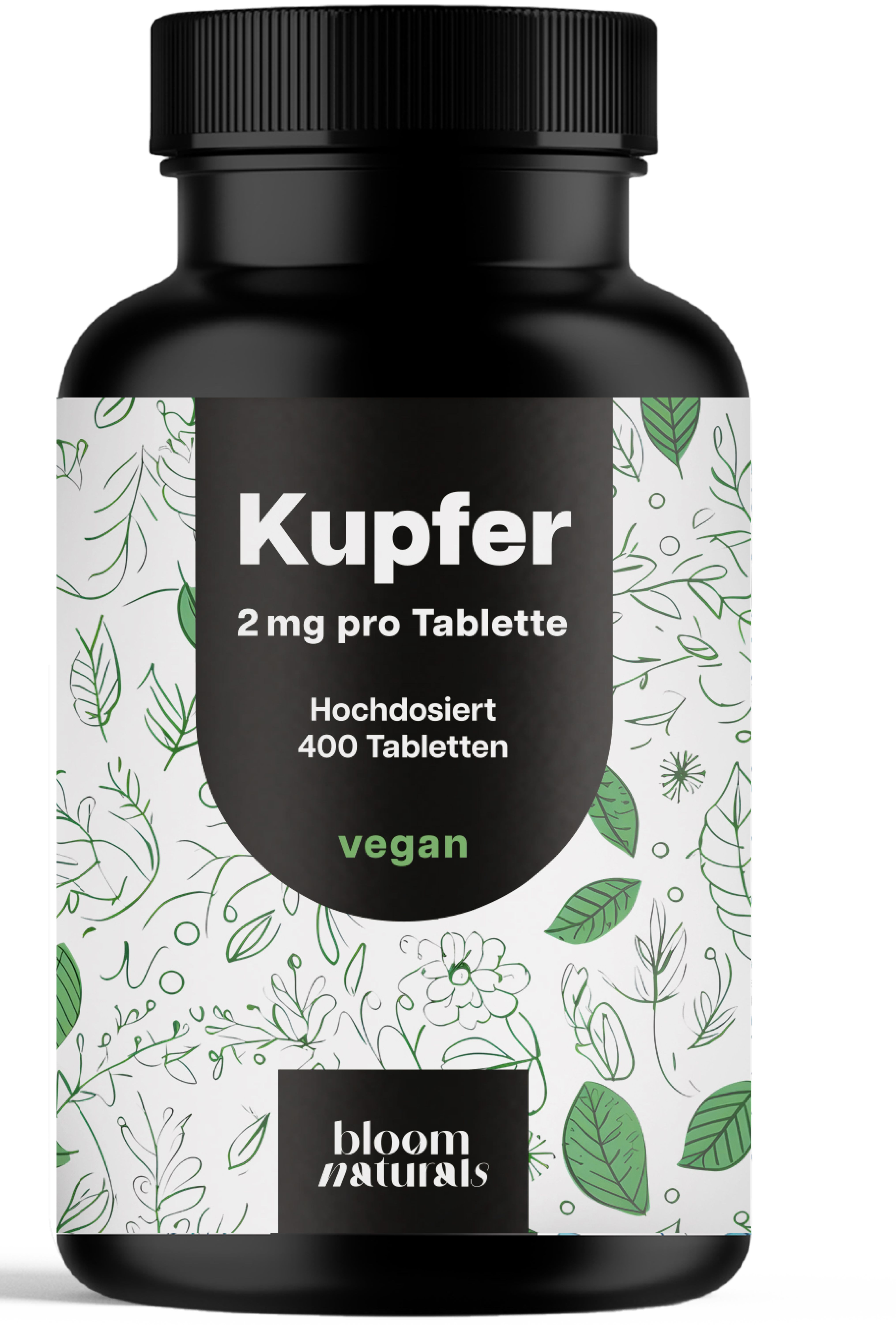 Bloom Naturals Kupfer Tabletten 2 mg