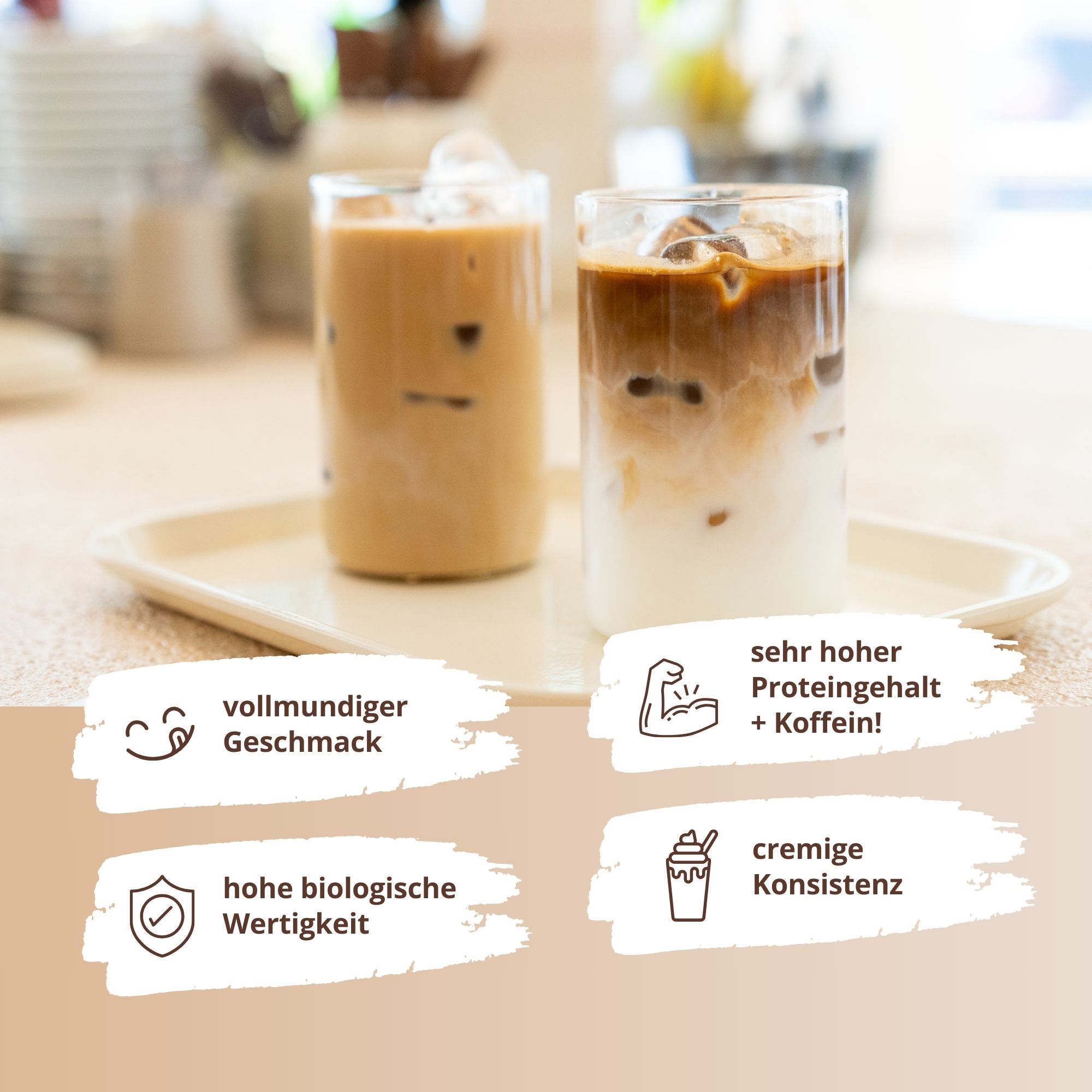 nutri+ Vheypresso Proteinkaffee Vegan Vanille