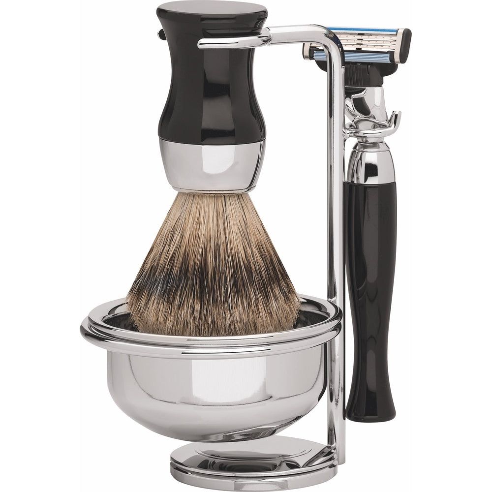 Erbe Solingen Vienna Rasierset Gillette Mach3 Schwarz 4-teilig 1 St
