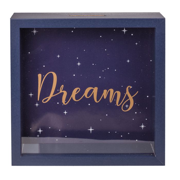 Out of the Blue Holz-Spardose, Dreams, im Rahmen