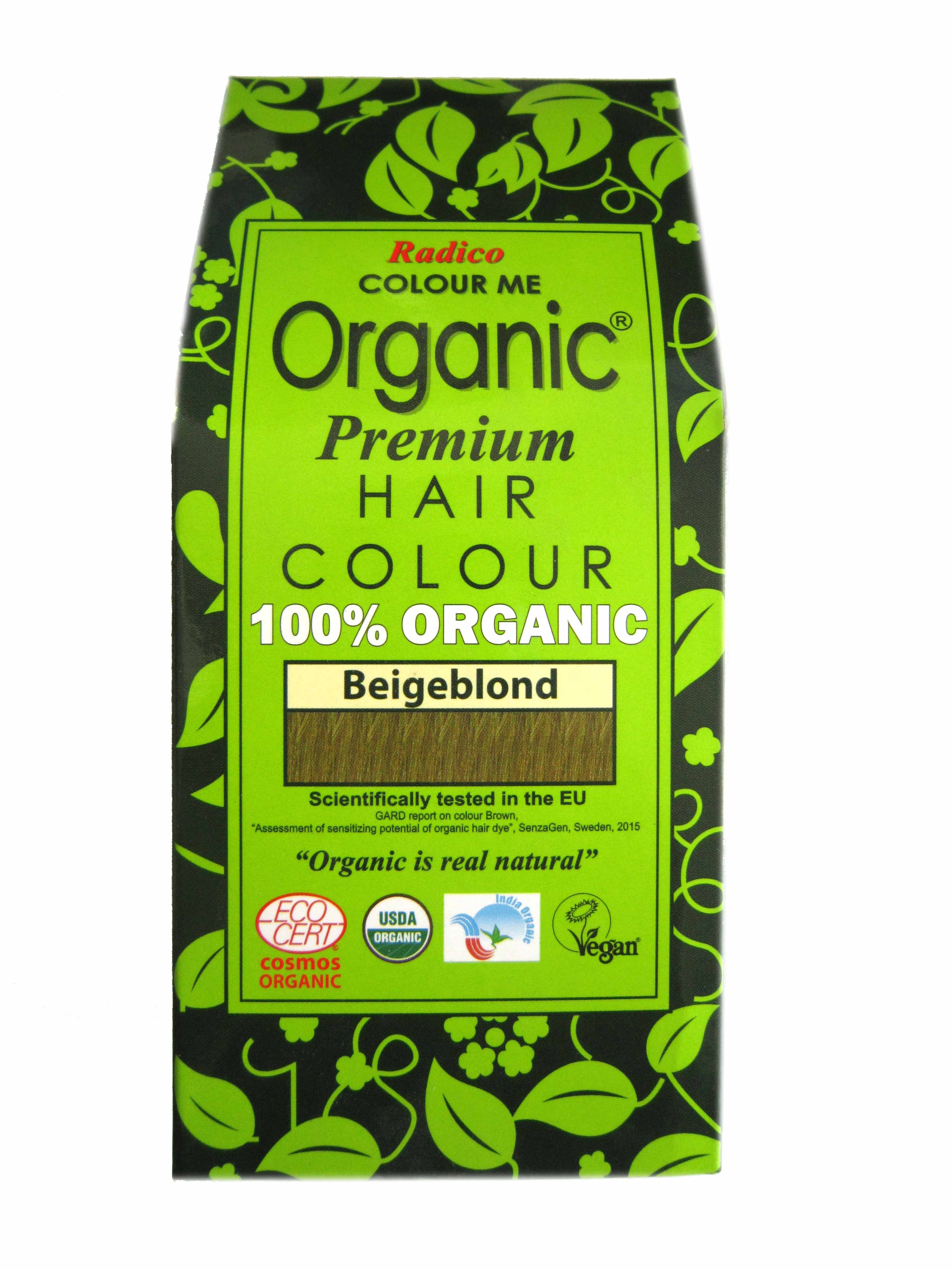 Radico Colour Me Organic Pflanzenhaarfarbe Beigeblond 100 g