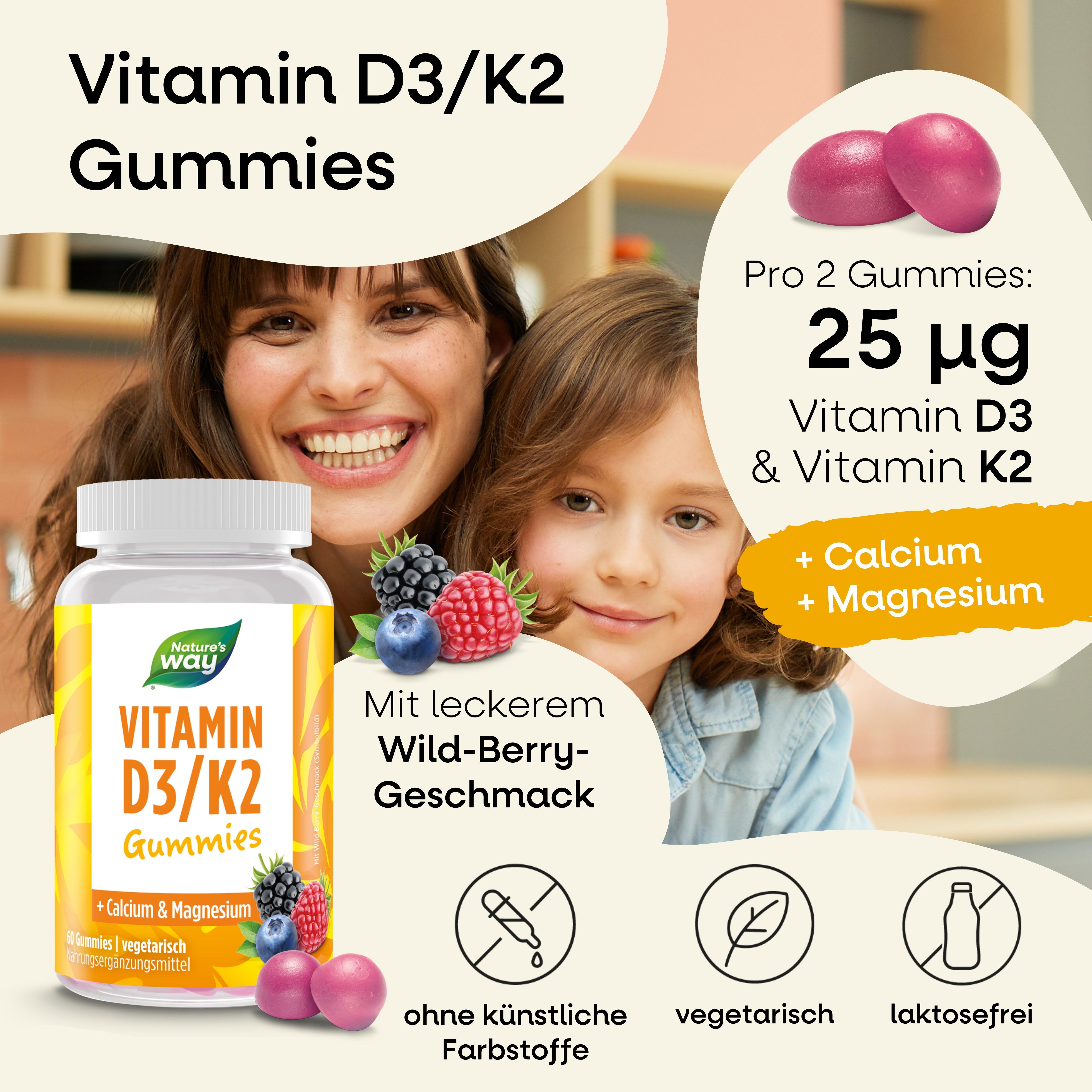Vitamin C, D und Zink Set I 125 mg Vitamin C I 25 µg Vitamin D3 I 22 mg Zink I vegetarisch I 240 ...