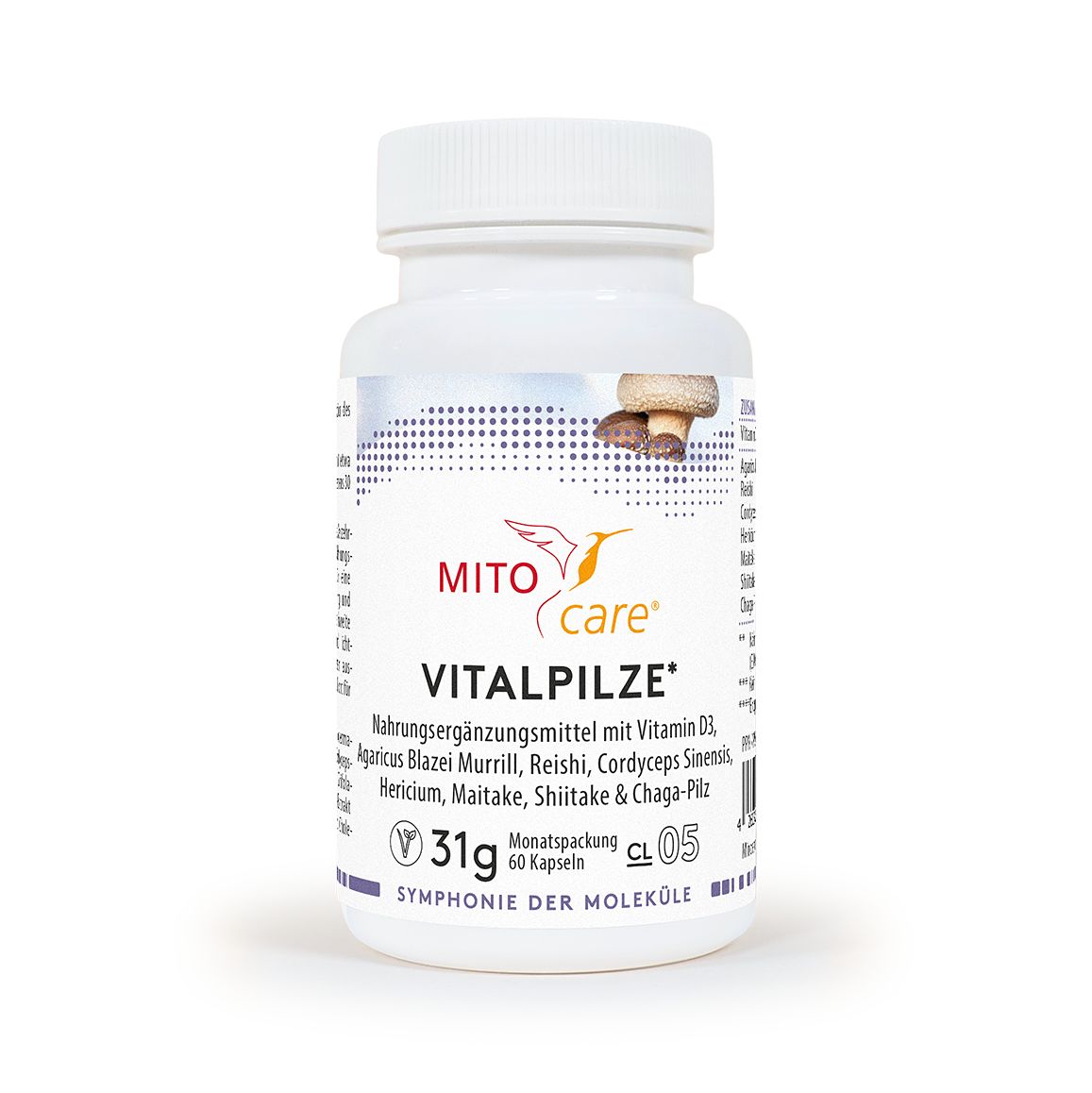 Vitalpilze MITOcare Kapseln 60 St