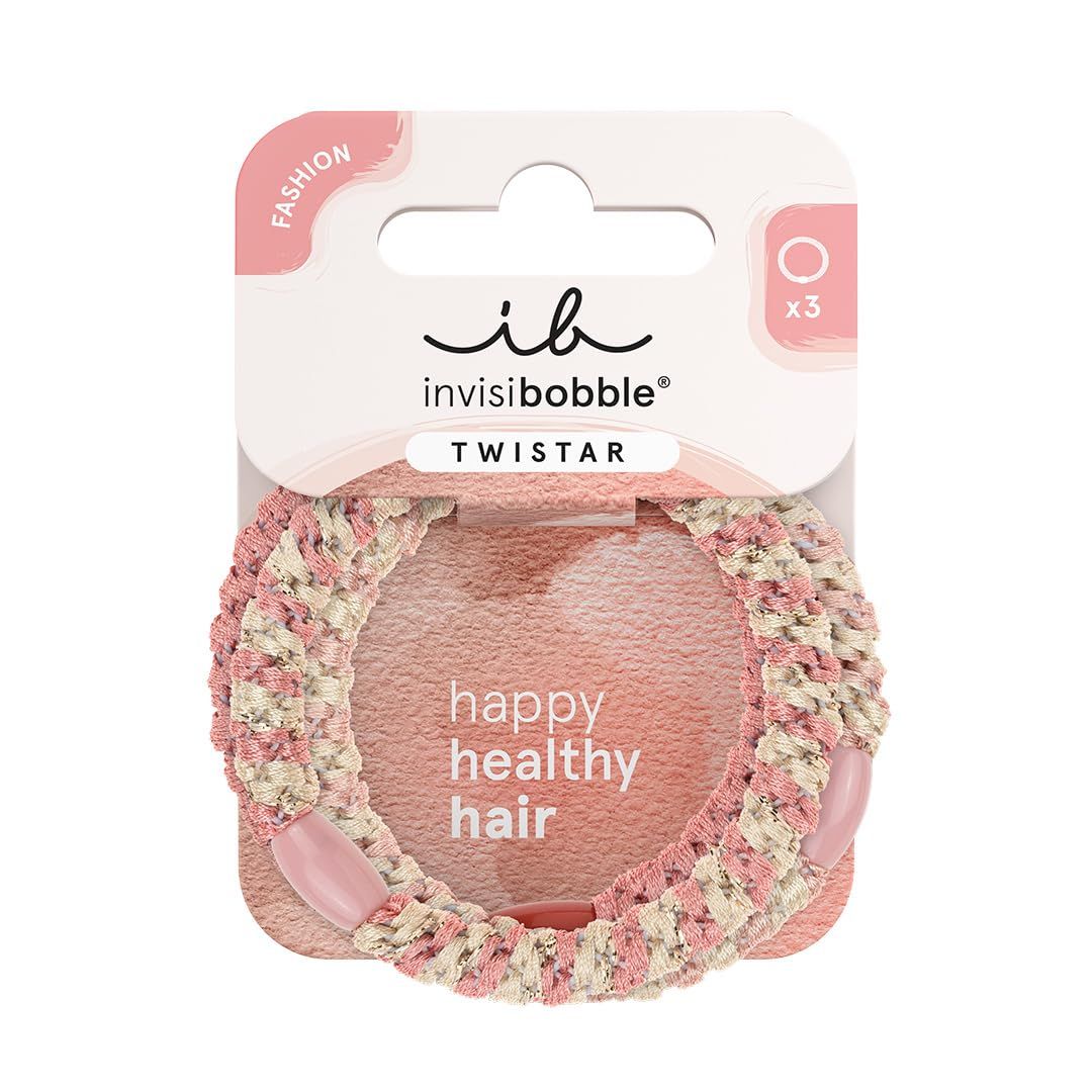 Invisibobble Twistar Blush Accessori per Capelli 3 PZ