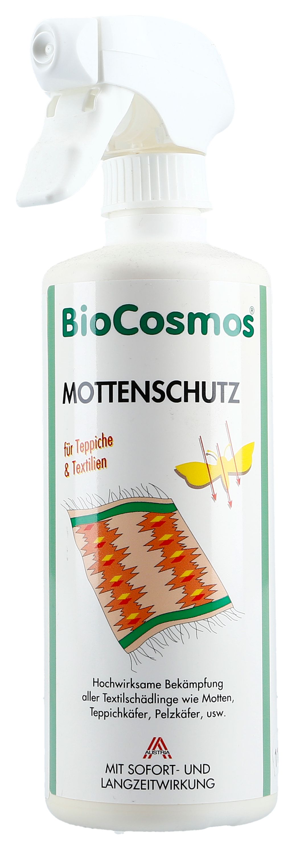 BioCosmos Mottenschutz 500 ml Sprühflasche
