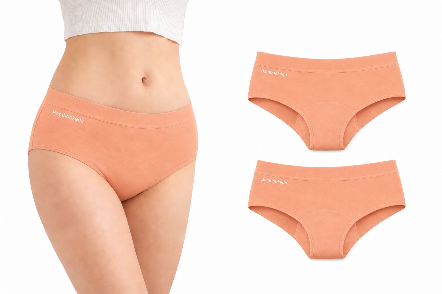 Bambookeda Slip Assorbente Donna per leggera incontinenza lavabile riutilizzabile fibra di Bambù