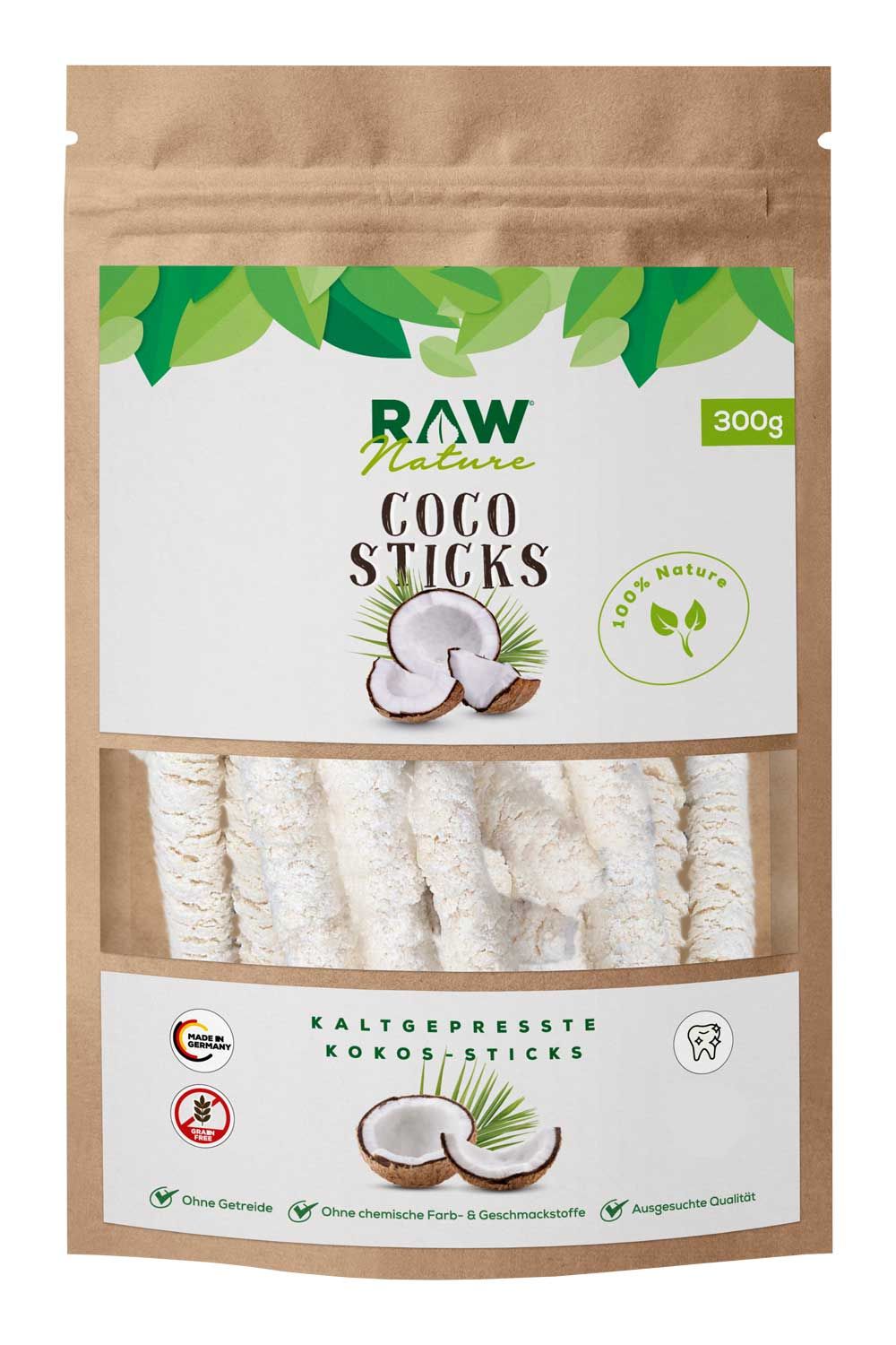 RAW Nature Kokos-Sticks Hundesnack