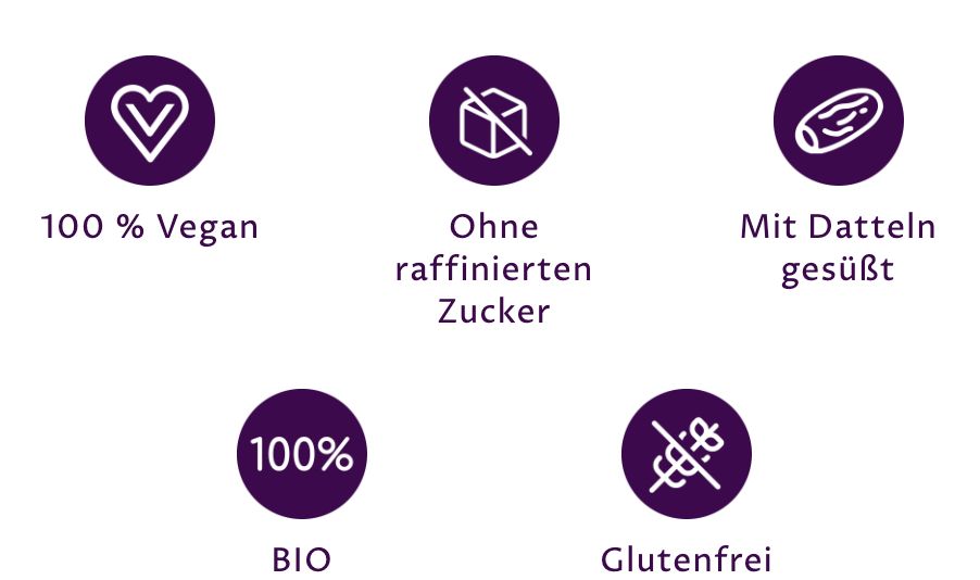 odilia Bio Dattel Schokolade mit Haselnüssen 68% Kakao