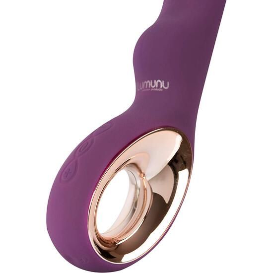 Lumunu G-Punkt Silikon Vibrator S6 (Lila & Roségold)
