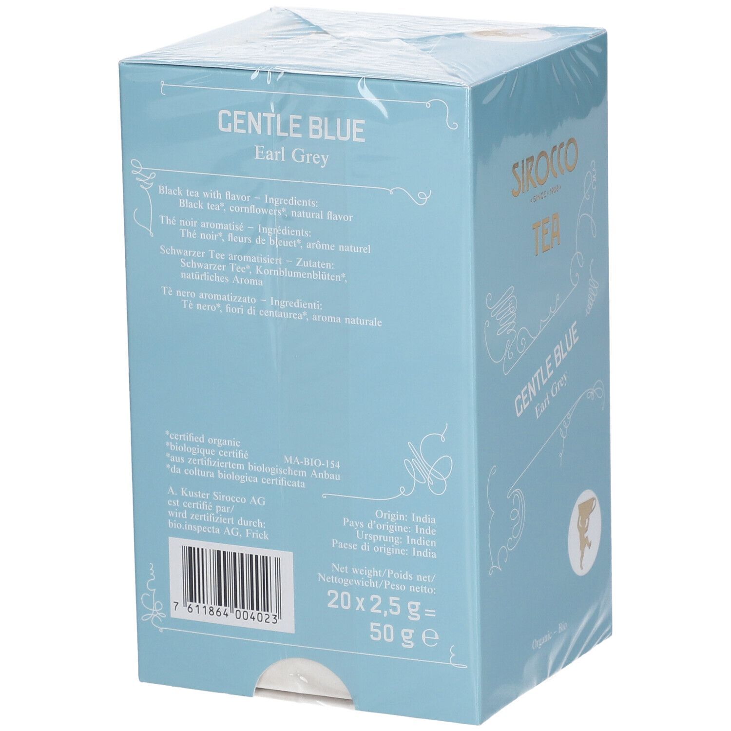 Sirocco Bio Tee Gentle Blue Earl Grey Tea