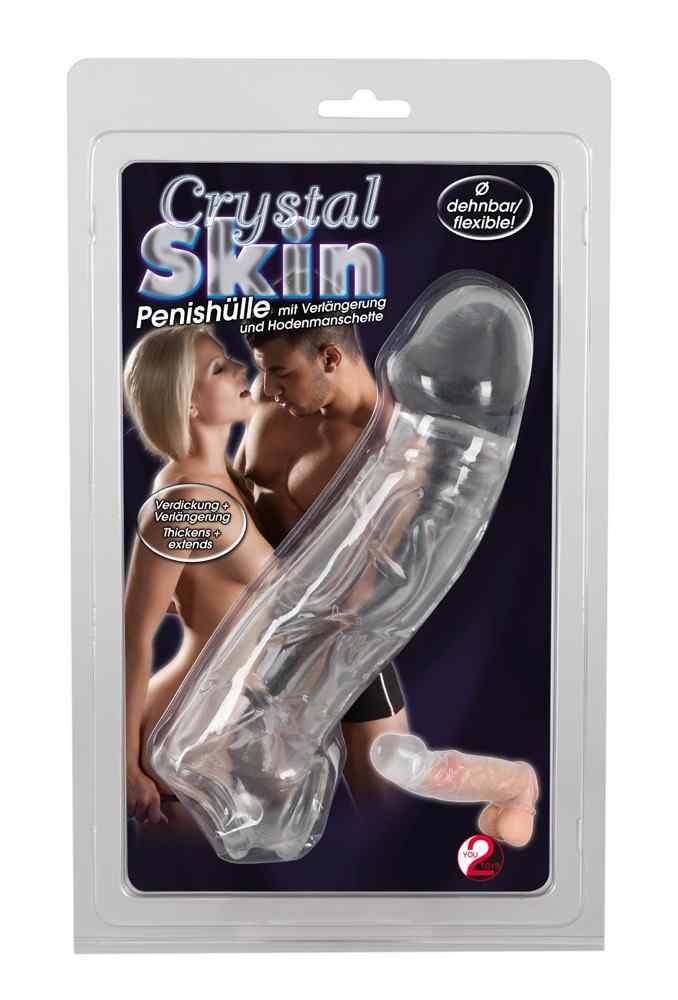 Guaina e Prolunga Pene Crystal Sleeve 23 cm