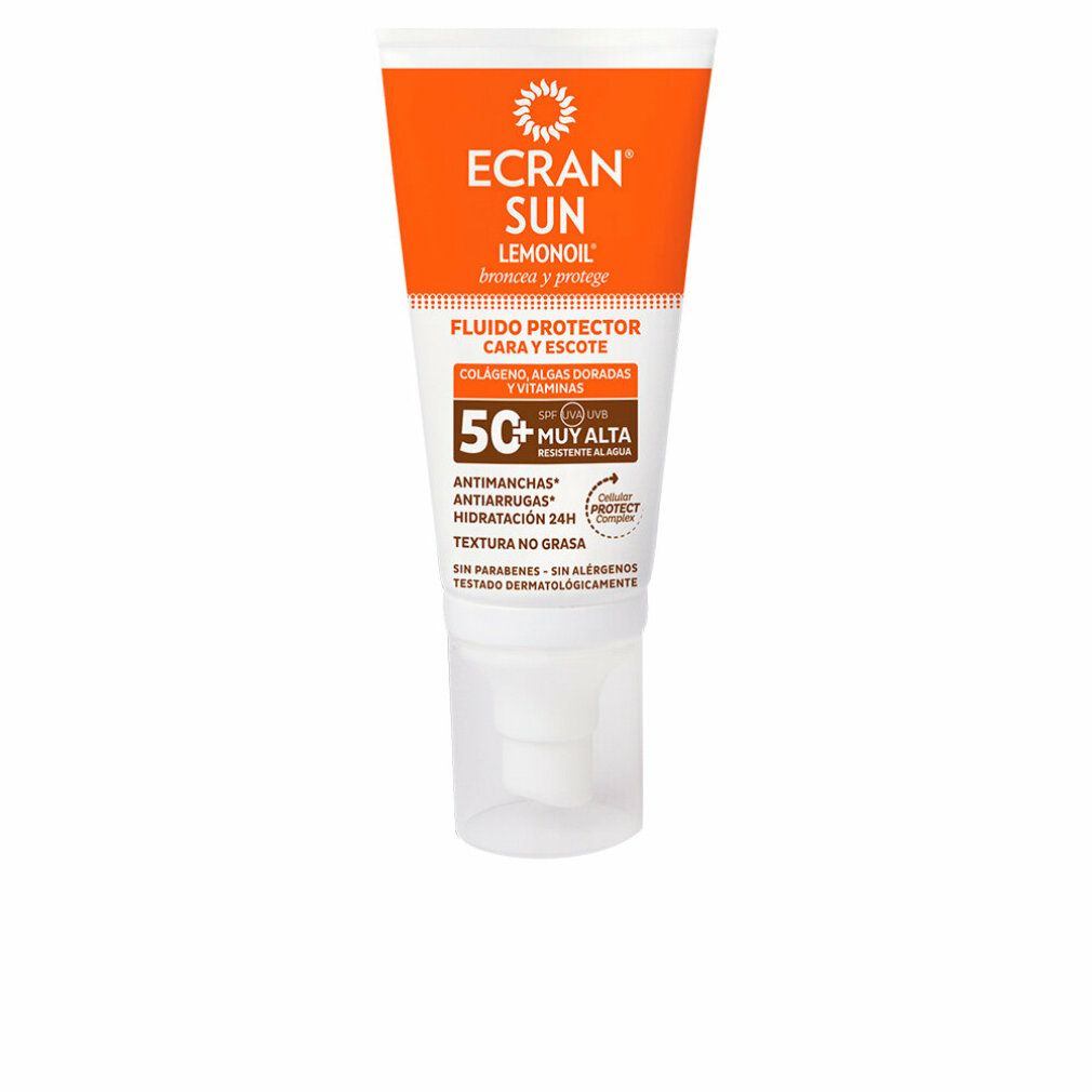 ECRAN SUNNIQUE - Sun Cream - Fluido Solar Cara y Escote vitEox80 , FPS 50plus