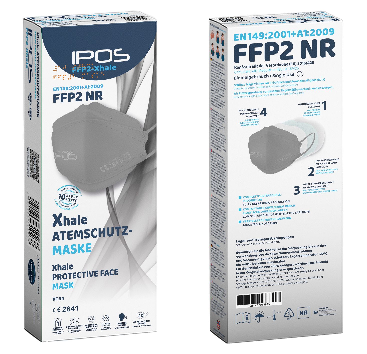 IPOS-FFP2 Xhale Masken
