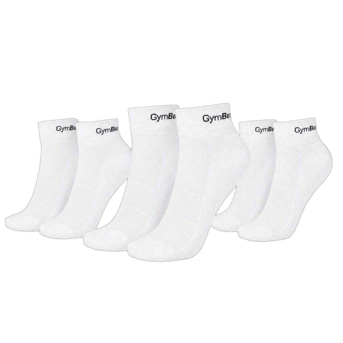 Calze unisex Quarter 3Pack in cotone misto White