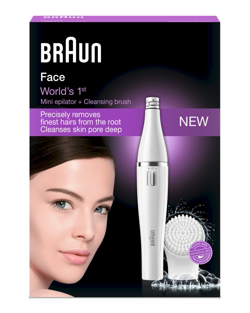 Braun - Gesichtsepilierer- und Pflegegerät "FACE 810" in Weiß
