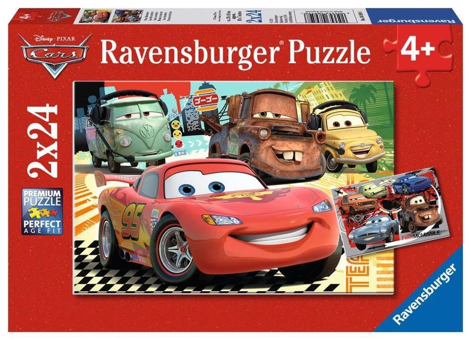 ravensburger Puzzle Cars 2: Viaggio in Europa 2x24 pezzi
