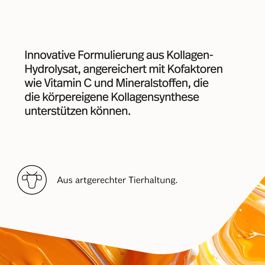 edubily® Kollagen-Hydrolysat Pulver aus Weidehaltung Orange