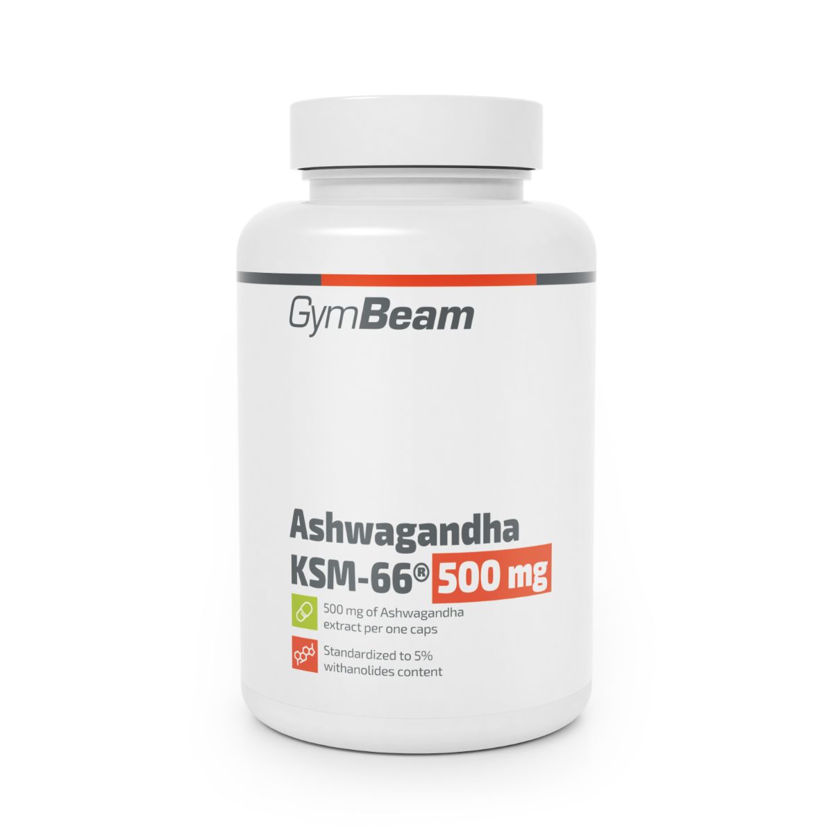 GymBeam Ashwagandha Ksm-66 Kapseln 500 mg 90 St