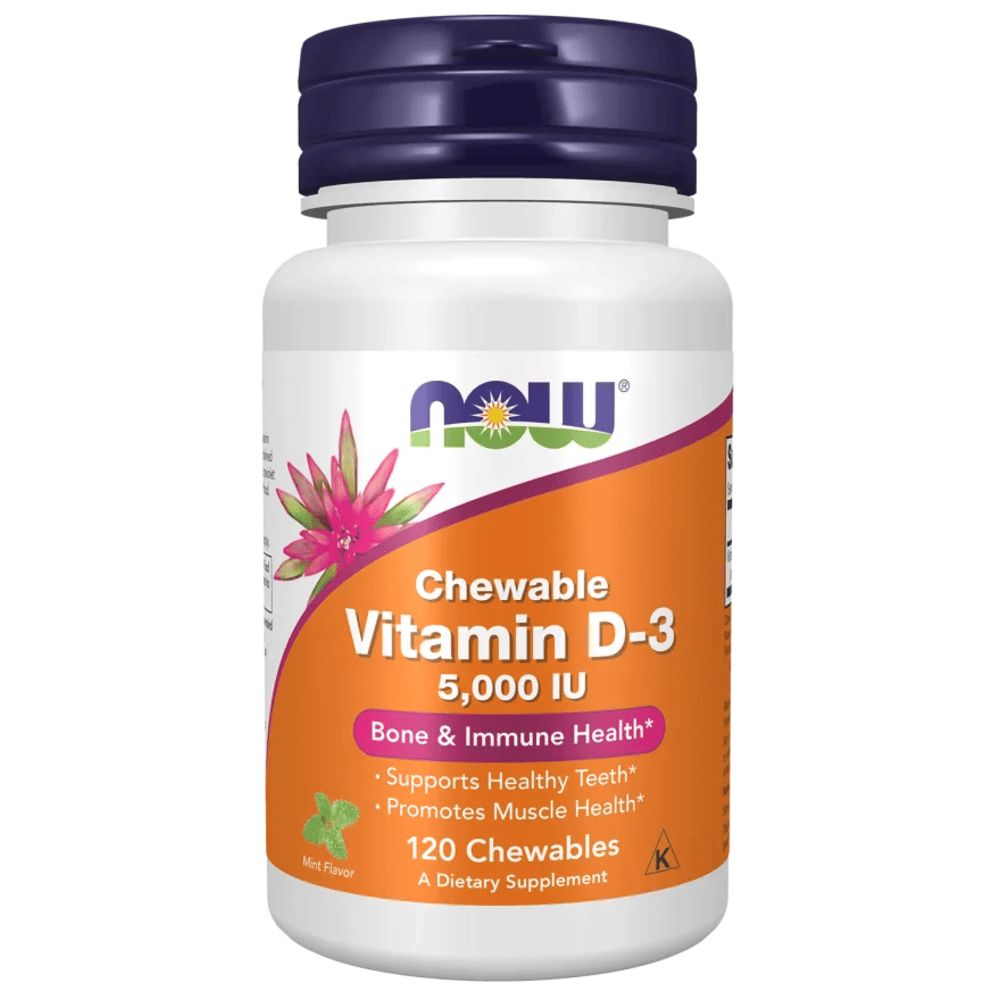 Now Foods Vitamin D-3 5000 IE 120 St