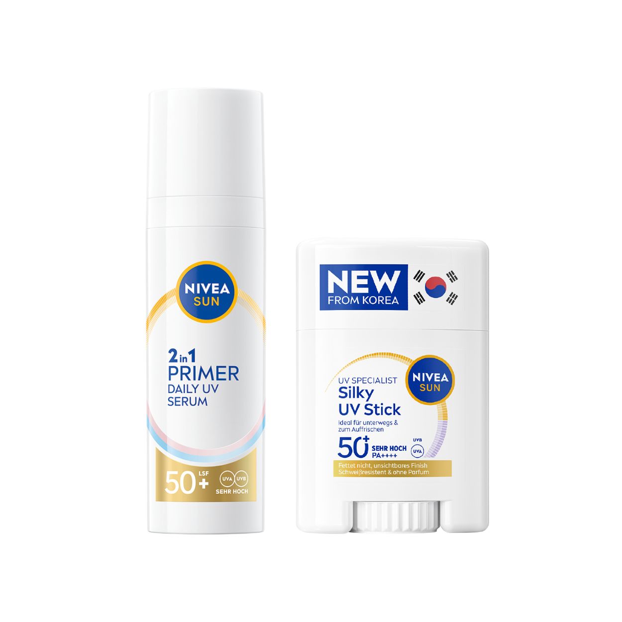 Nivea SUN 2in1 Primer & Silky UV Stick Routine Set 45 ml
