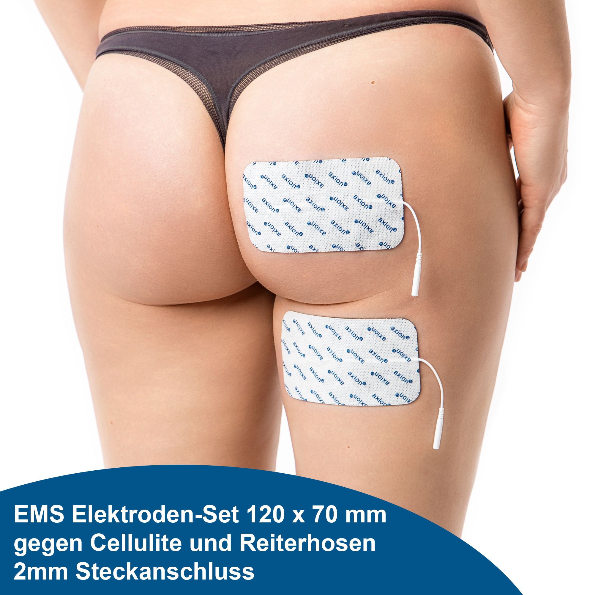 axion® selbstklebende Elektrodenpads 12x7 cm – passend zu axion, Prorelax, Promed, etc.