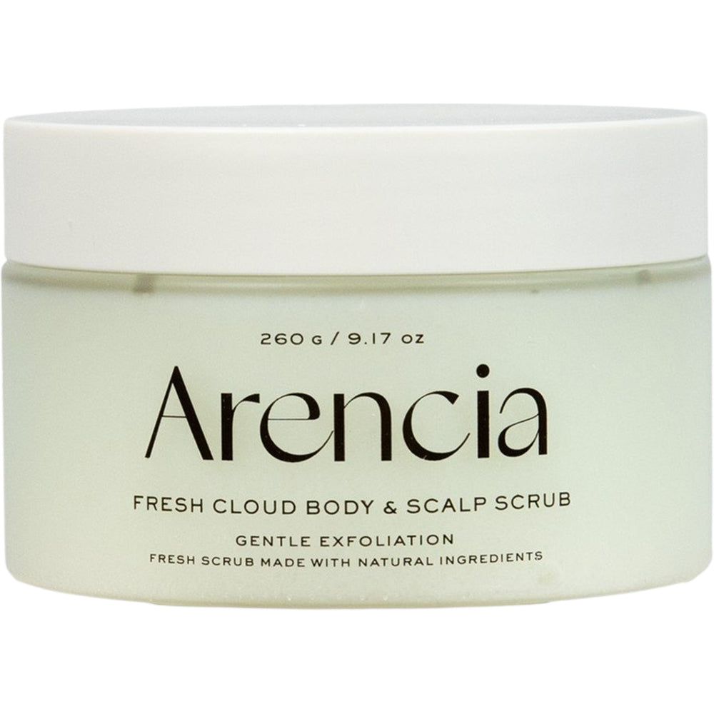ARENCIA Fresh Cloud Körper- und Kopfhautpeeling Geranie & Nachtkerze, 260g.