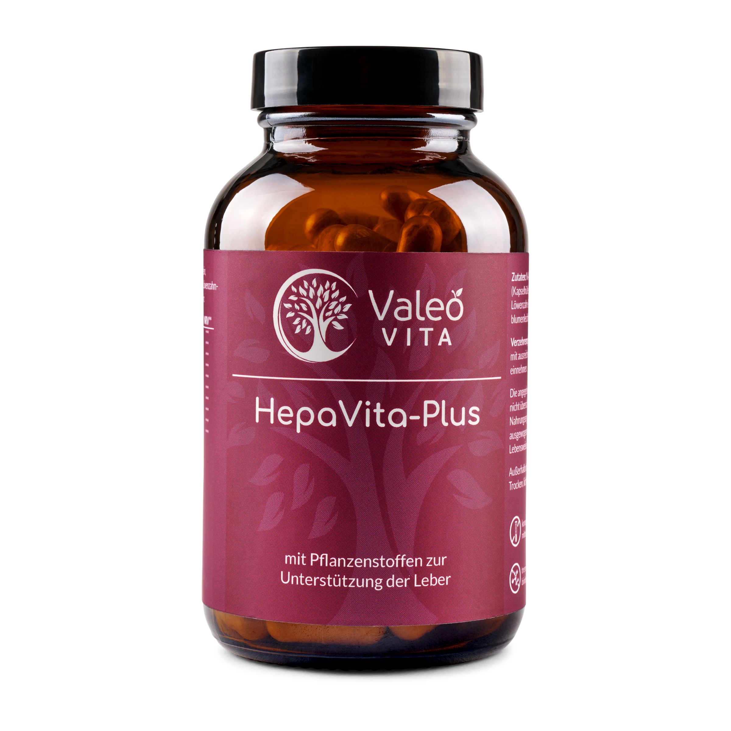 Valeo Vita® HepaVita-Plus - Leberkomplex mit Mariendistel, Artischocke, Löwenzahn & Alpha-Liponsäure