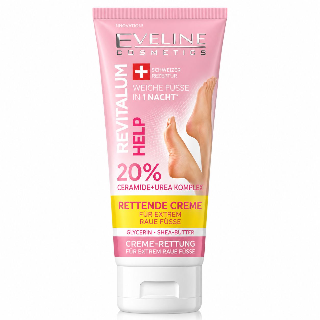 Eveline Cosmetics Revitalum Fußcreme mit 20-%-Ceramid-Urea-Komplex 75 ml