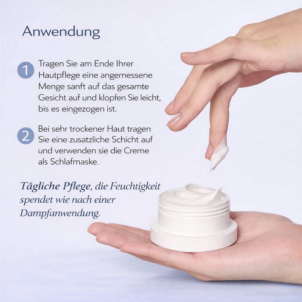 TITTO Aqua Deep Poring Cream Intensive Feuchtigkeitscreme mit Alpa 6+ & Aquaporin-Technologie