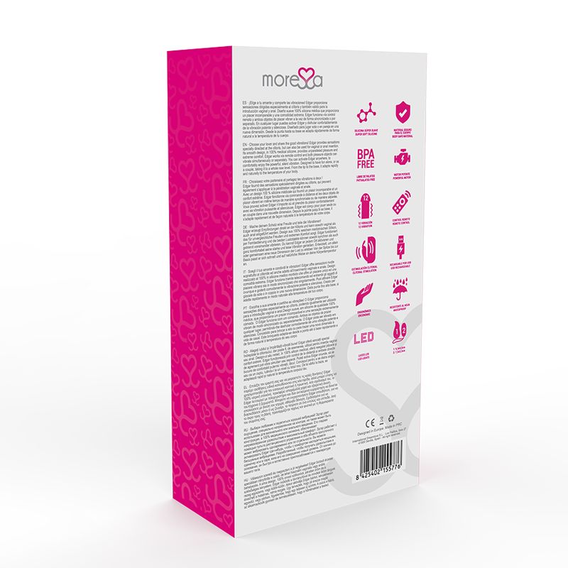 Moressa - Edgar - Silikon-Vibrator mit Fernbedienung