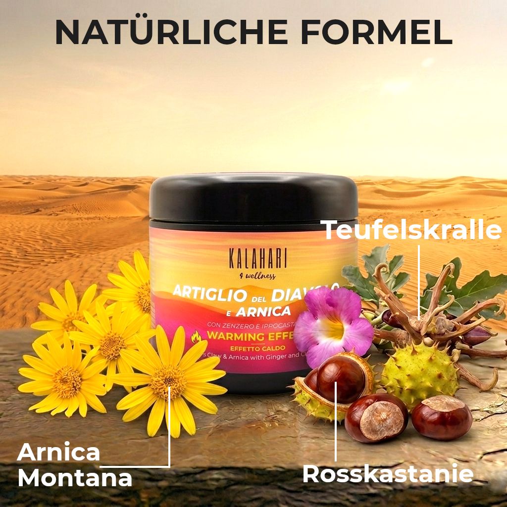Massage am unteren Rücken mit wärmendem Gel. "Warming Effect" auf dem Etikett.