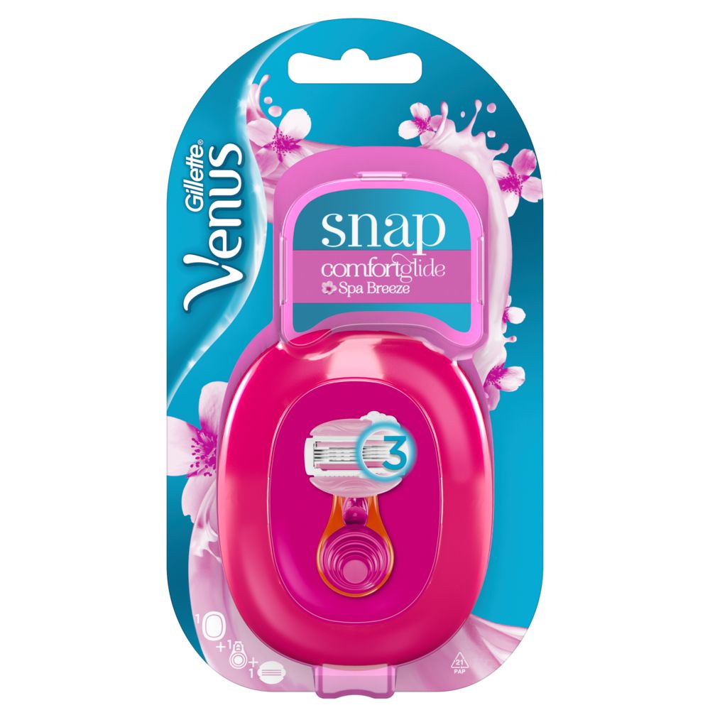 Gillette Venus - Nassrasierer für Frauen "Comfortglide Spa Breeze Snap"