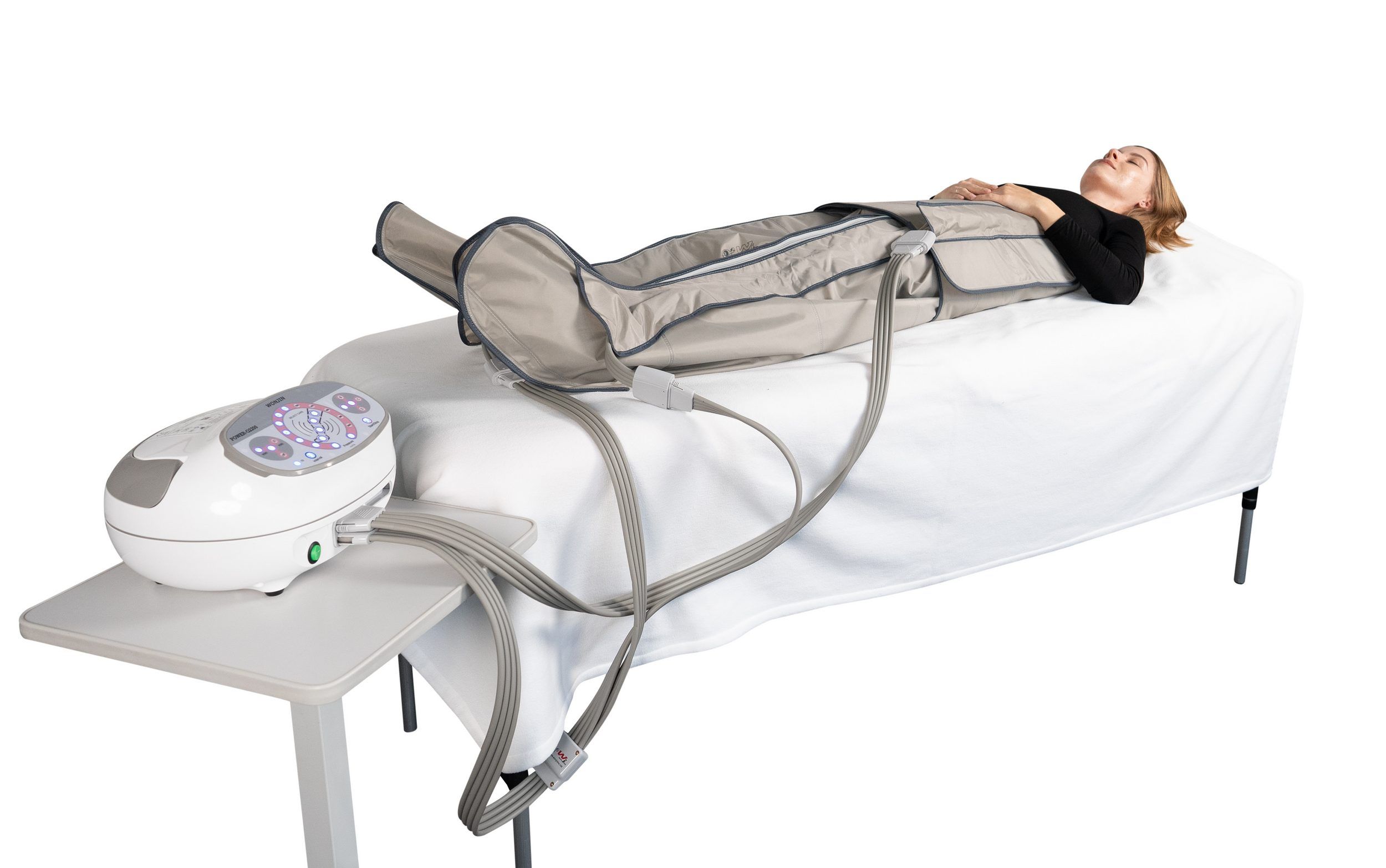 Wonjin  4-Kammer Fußmassagegerät Q2200 Beine- und Taillenmanschette