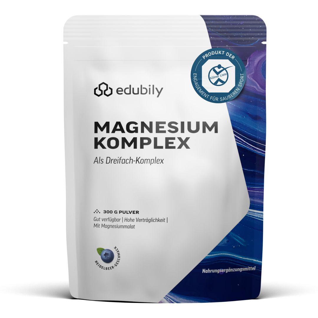 edubily® Magnesium Komplex Pulver Heidelbeere 300 g