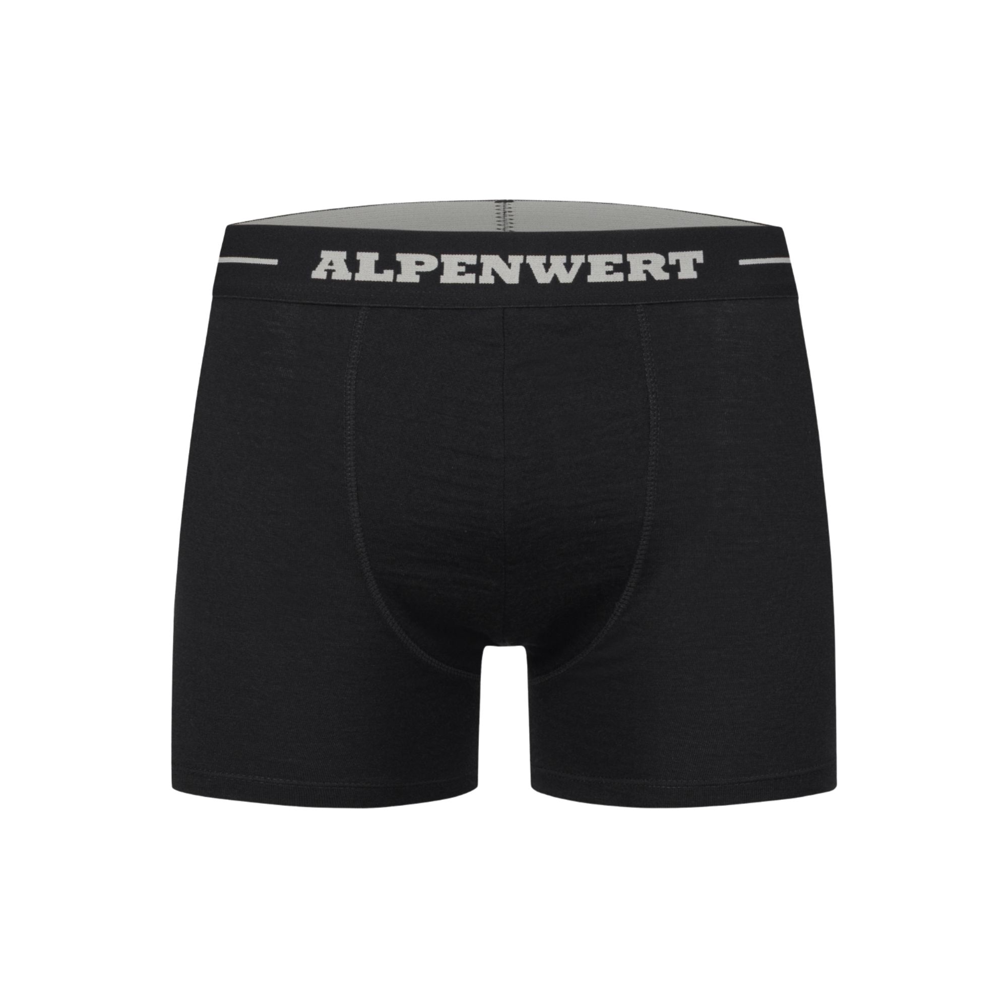 Alpenwert Boxershort Herren 100% Merino Schwarz S 1 St