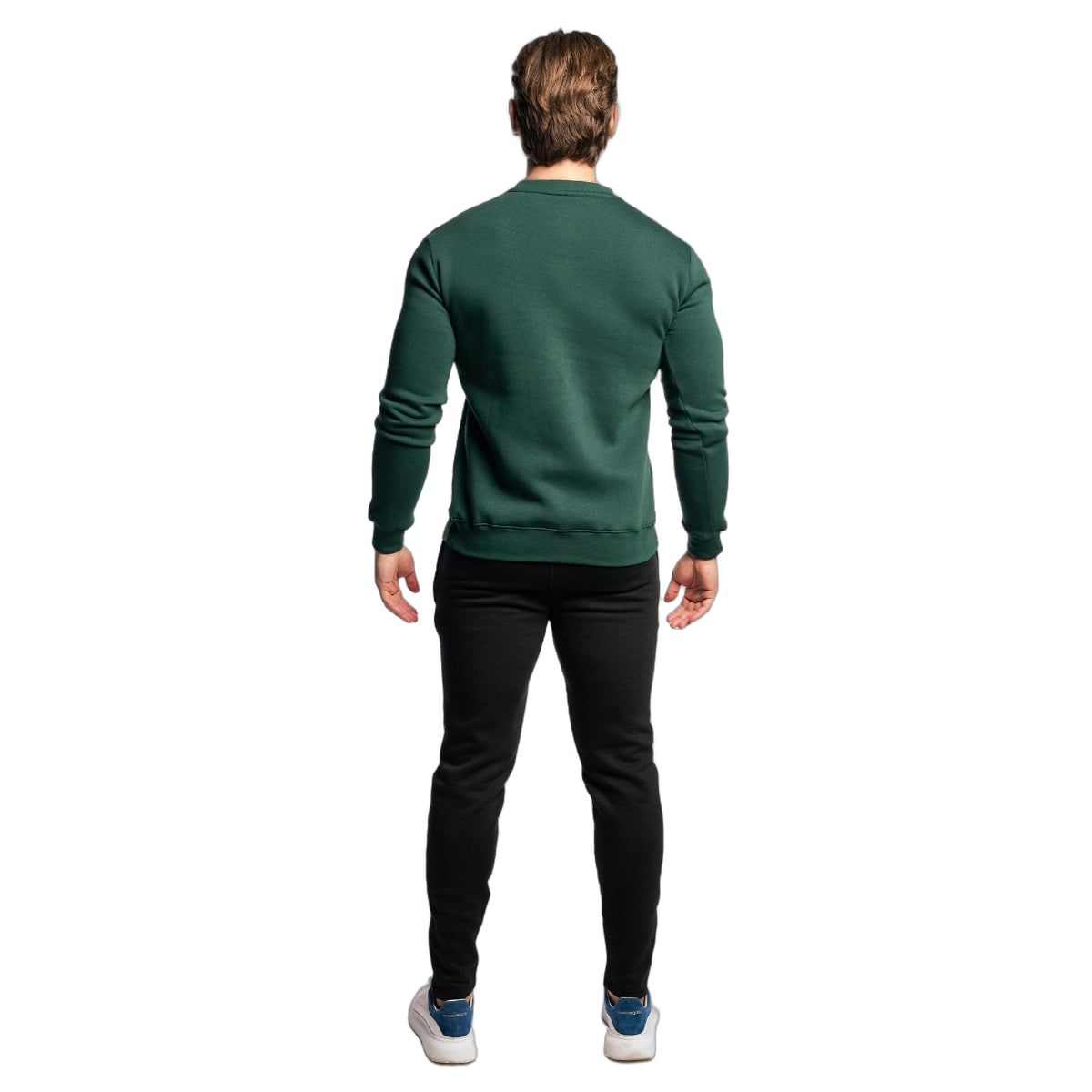 GymBeam Sweatshirt Herren regular mit Rundhalsausschnitt in Pine