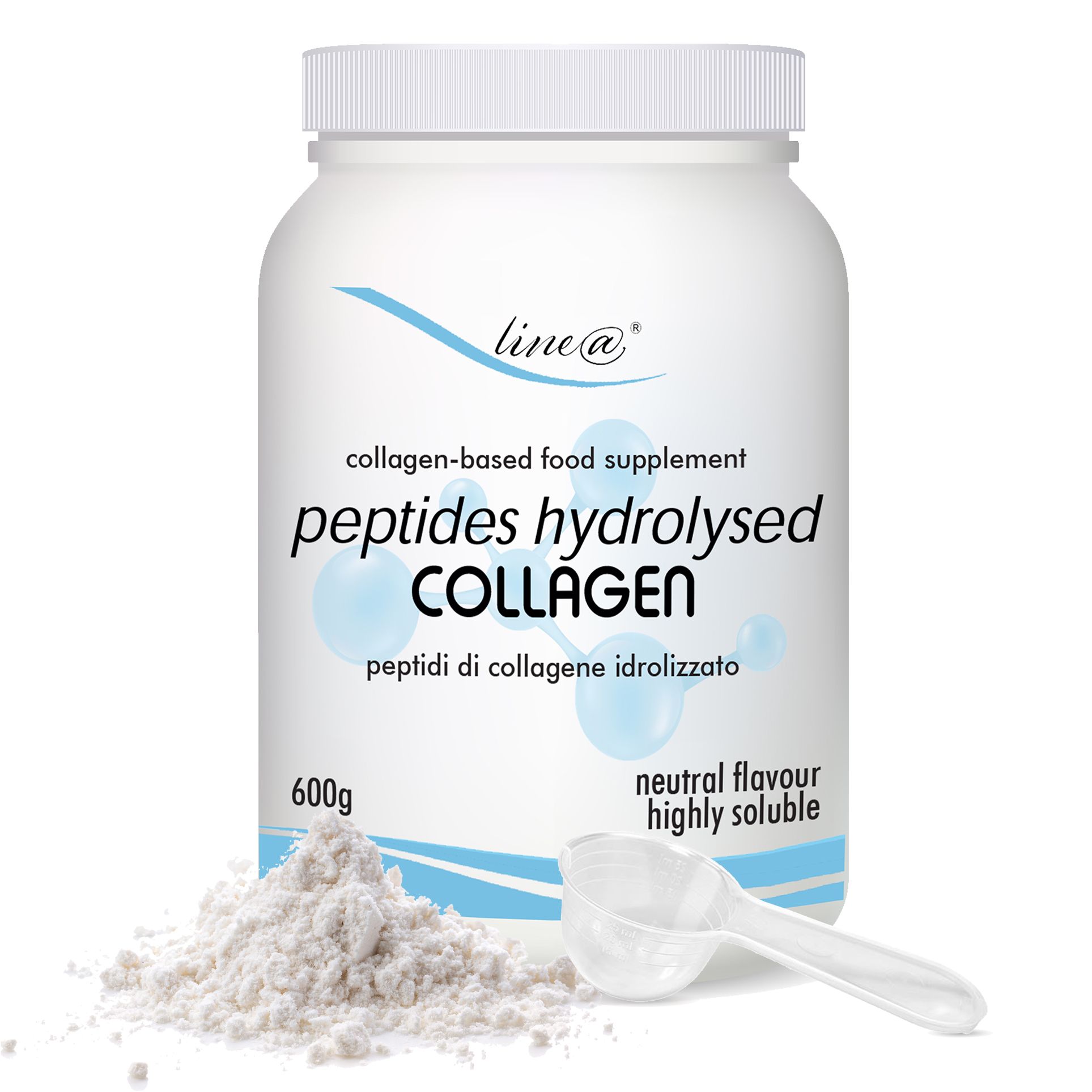Lineadiet COLLAGENE IN POLVERE - Peptidi di Collagene Idrolizzato Verisol - 600g