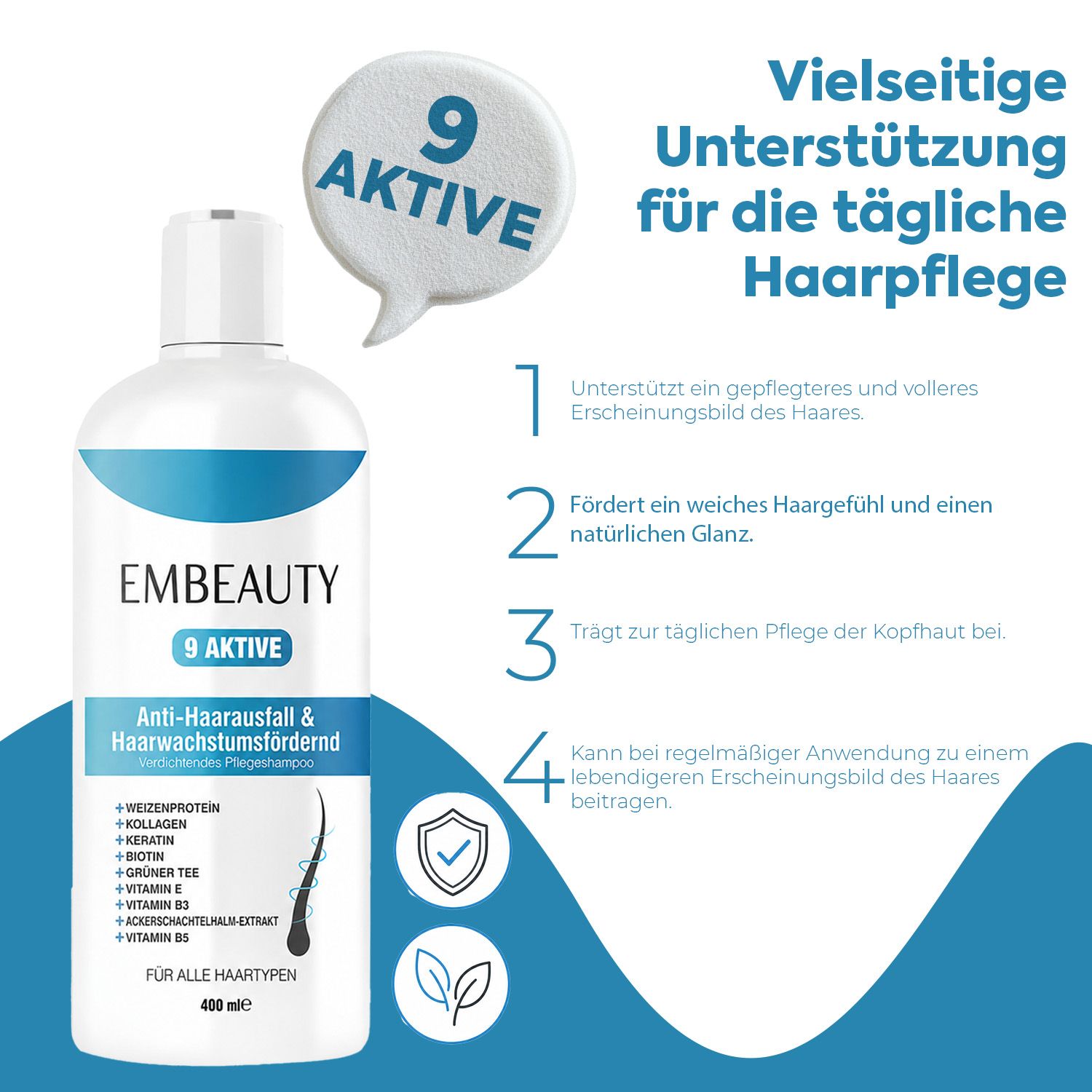 EMBEAUTY  Collagen & Keratin Haarshampoo
